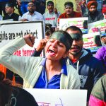 Protest aginst Hyderabad vet murder