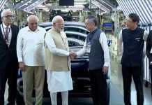 PM Modi flags off ‘e-VITARA’ for global exports from Gujarat