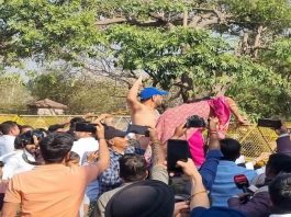 Police Use Water Cannon as Youth Congress Protests Outside HPSC Office